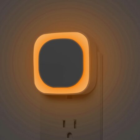 Amber LED Plug-In Night Lights for Kids