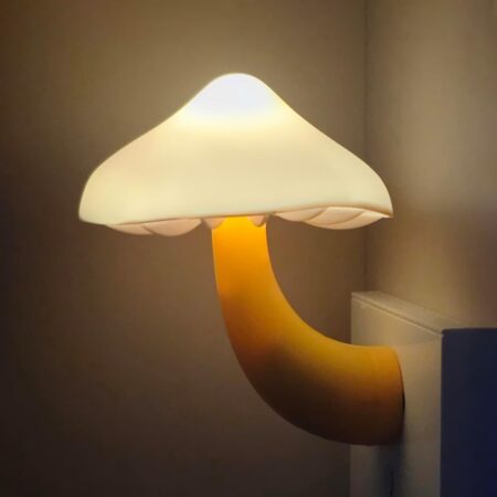 Mushroom LED Night Light with Light Sensor
