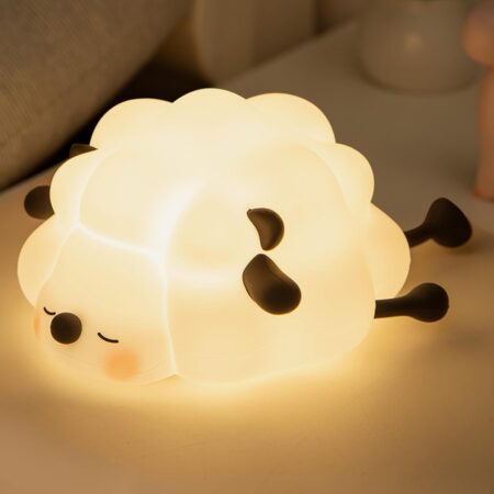 Rechargeable Silicone Night Light with Timer