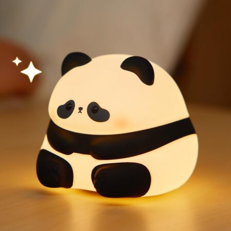 Panda Silicone Night Light with Adjustable Brightness