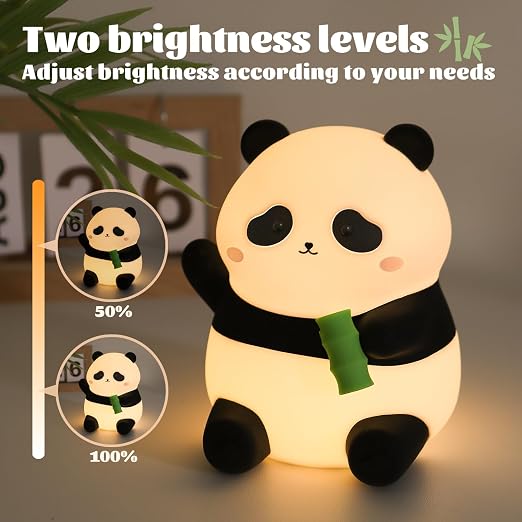 Red Panda Silicone Night Light with Touch Control - Image 2