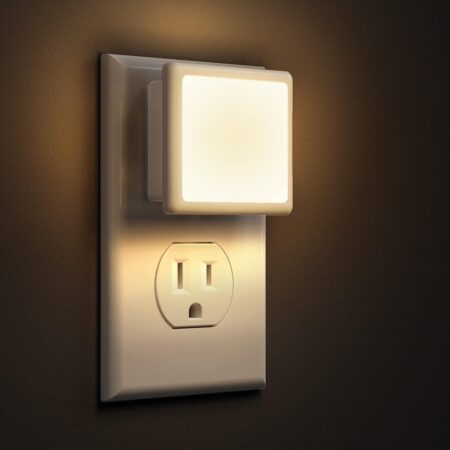 LED Plug-In Night Lights with Dimmable Brightness