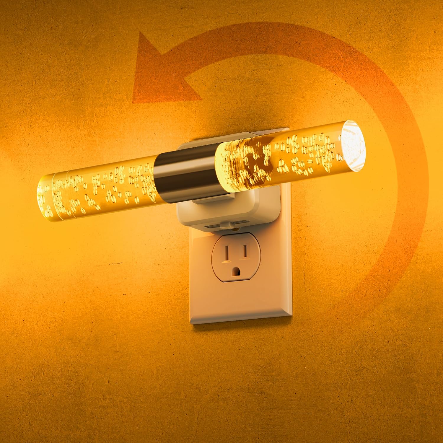 Amber LED Night Light for Sleeping