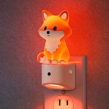 Fox-Shaped LED Plug-In Night Light